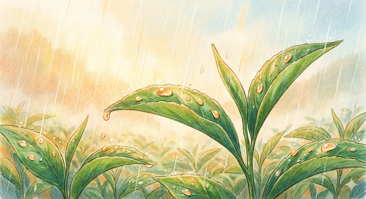 雨中茶园的领悟