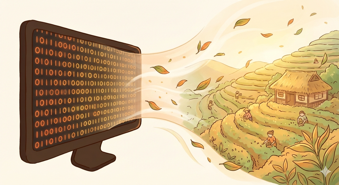 从代码世界到茶园的转型